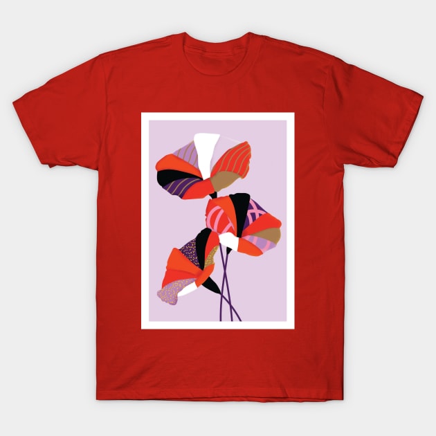 Floral beauty Illustration Artwork T-Shirt by Honeynandal